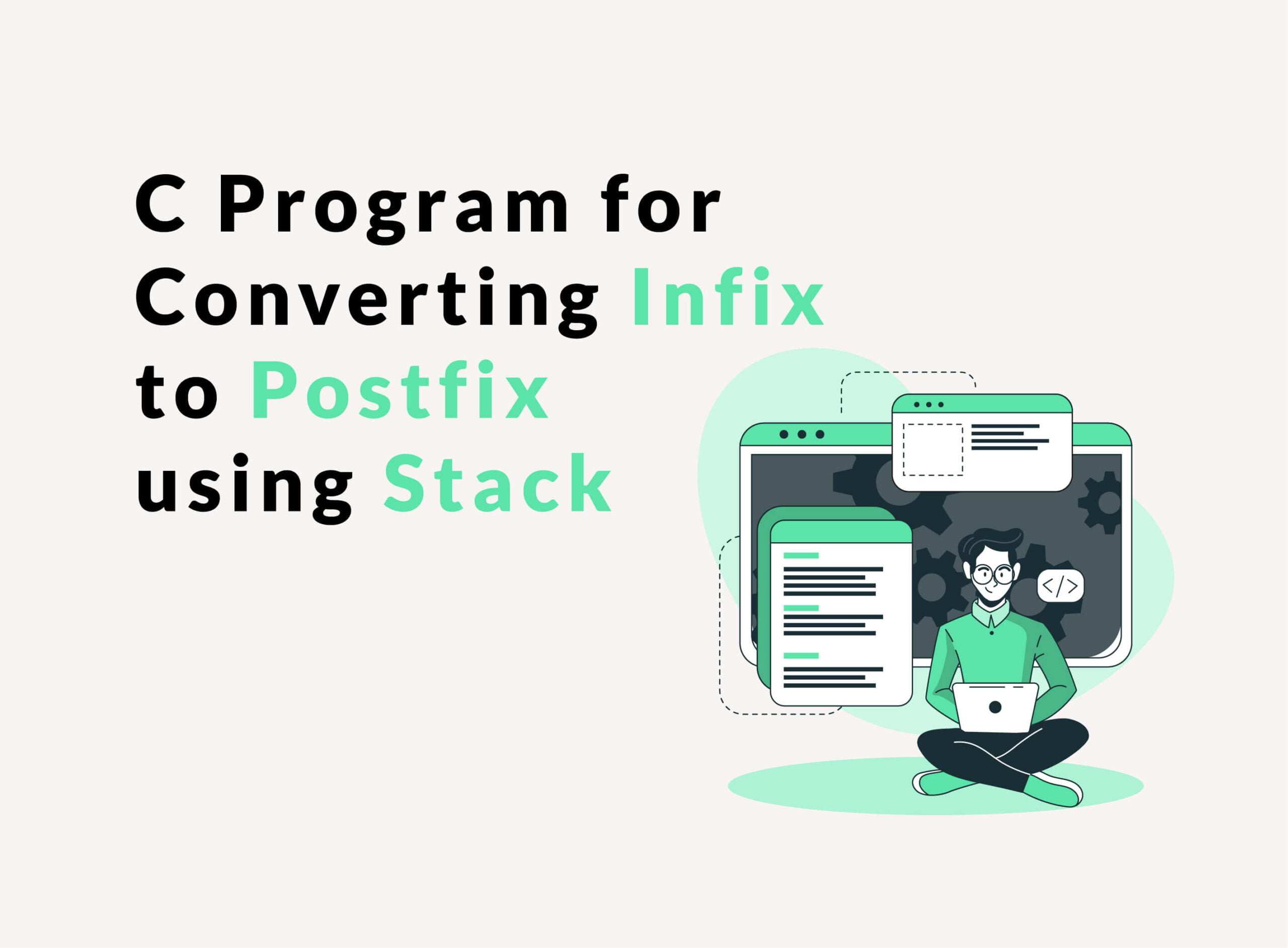 infix-to-postfix-in-c-program-with-explanation-box-of-notes